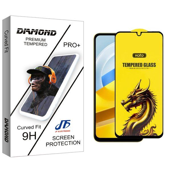محافظ صفحه نمایش جی اف مدل Diamond Y-Horo مناسب برای گوشی موبایل شیائومی poco m5