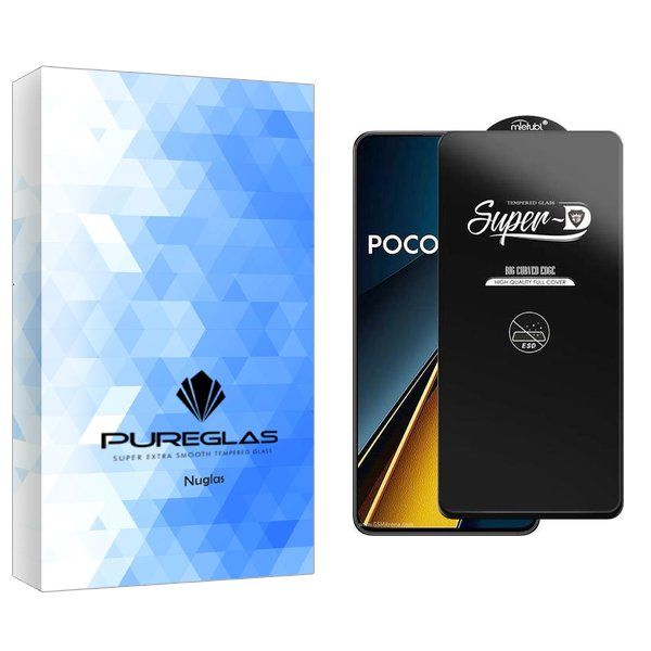 محافظ صفحه نمایش پیور گلس مدل NueGlas SuperD_ESD مناسب برای گوشی موبایل شیائومی Poco X6 Pro
