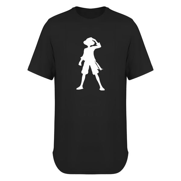 تی شرت لانگ آستین کوتاه مردانه مدل انیمه One Piece Monkey D. Luffy کد A008