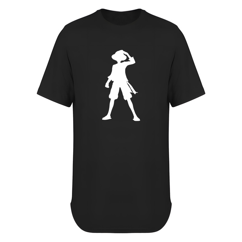 تی شرت لانگ آستین کوتاه مردانه مدل انیمه One Piece Monkey D. Luffy کد A008
