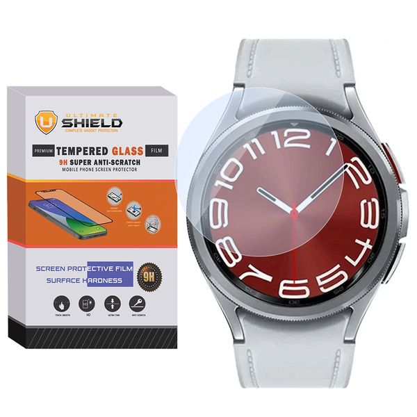 محافظ صفحه نمایش شیشه‌ای آلتیمیت شیلد مدل SH-UL مناسب برای ساعت هوشمند سامسونگ Galaxy watch 6 Classic 43mm