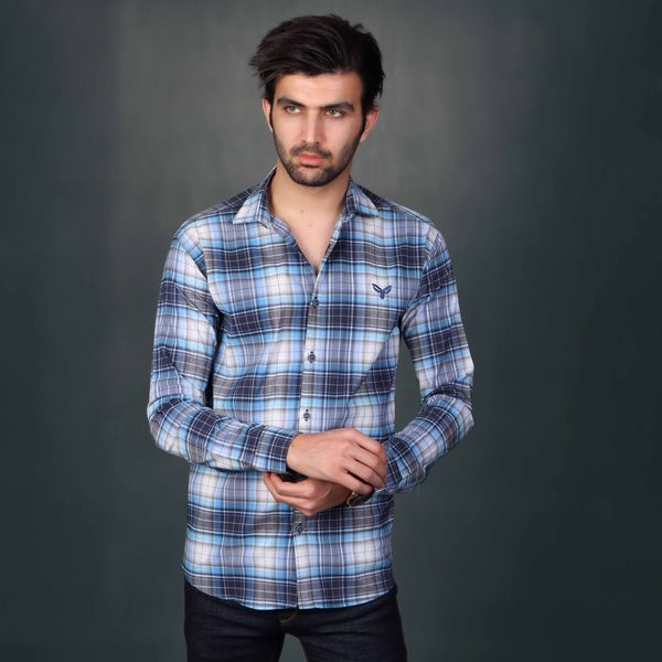 پیراهن آستین بلند مردانه پیکی پوش مدل M02533