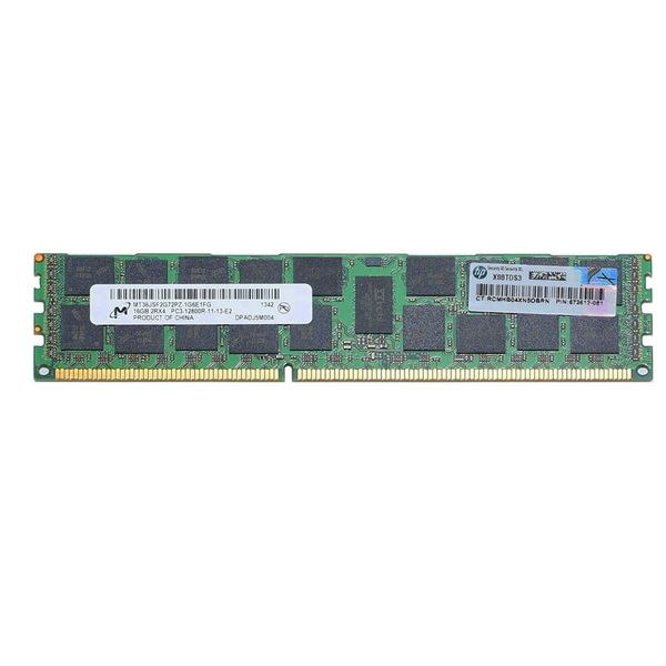 رم سرور DDR3 تک کاناله 1600 مگاهرتز اچ پی مدل 12800 ظرفیت 16 گیگابایت