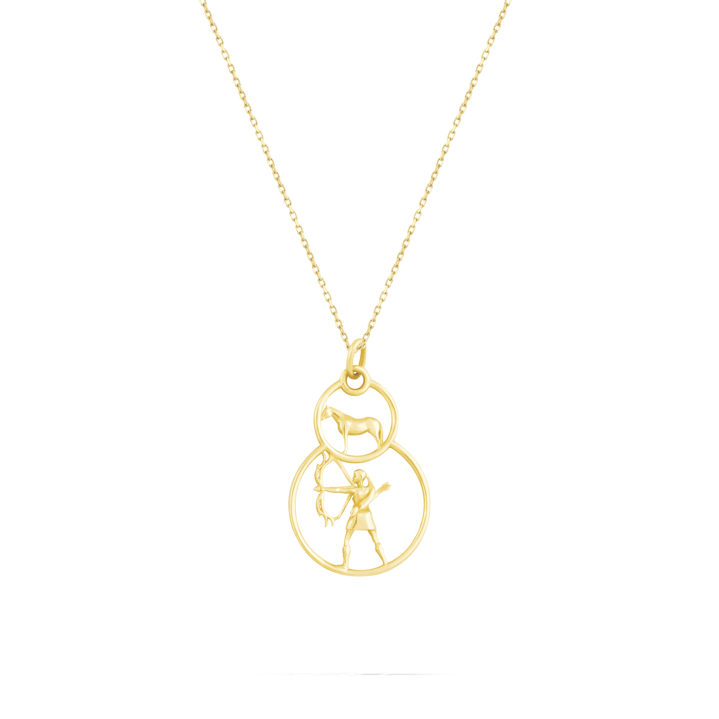 گردنبند طلا 18 عیار زنانه طلا و جواهر درریس مدل گردآفرید