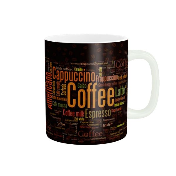 ماگ مدل فانتزی طرح قهوه coffee کد 29