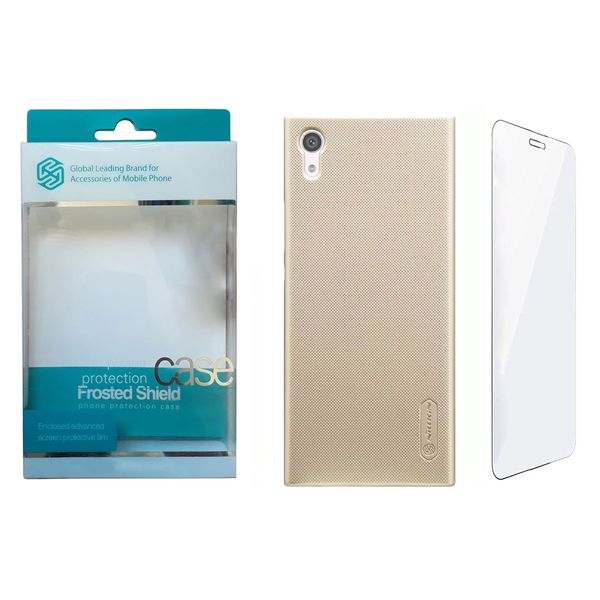  کاور نیلکین مدل Frosted Shield کد S9506 مناسب برای گوشی موبایل سونی Xperia XA به همراه محافظ صفحه نمایش