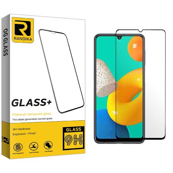 محافظ صفحه نمایش شیشه ای راندیکا مدل RK Full مناسب برای گوشی موبایل سامسونگ Galaxy M32