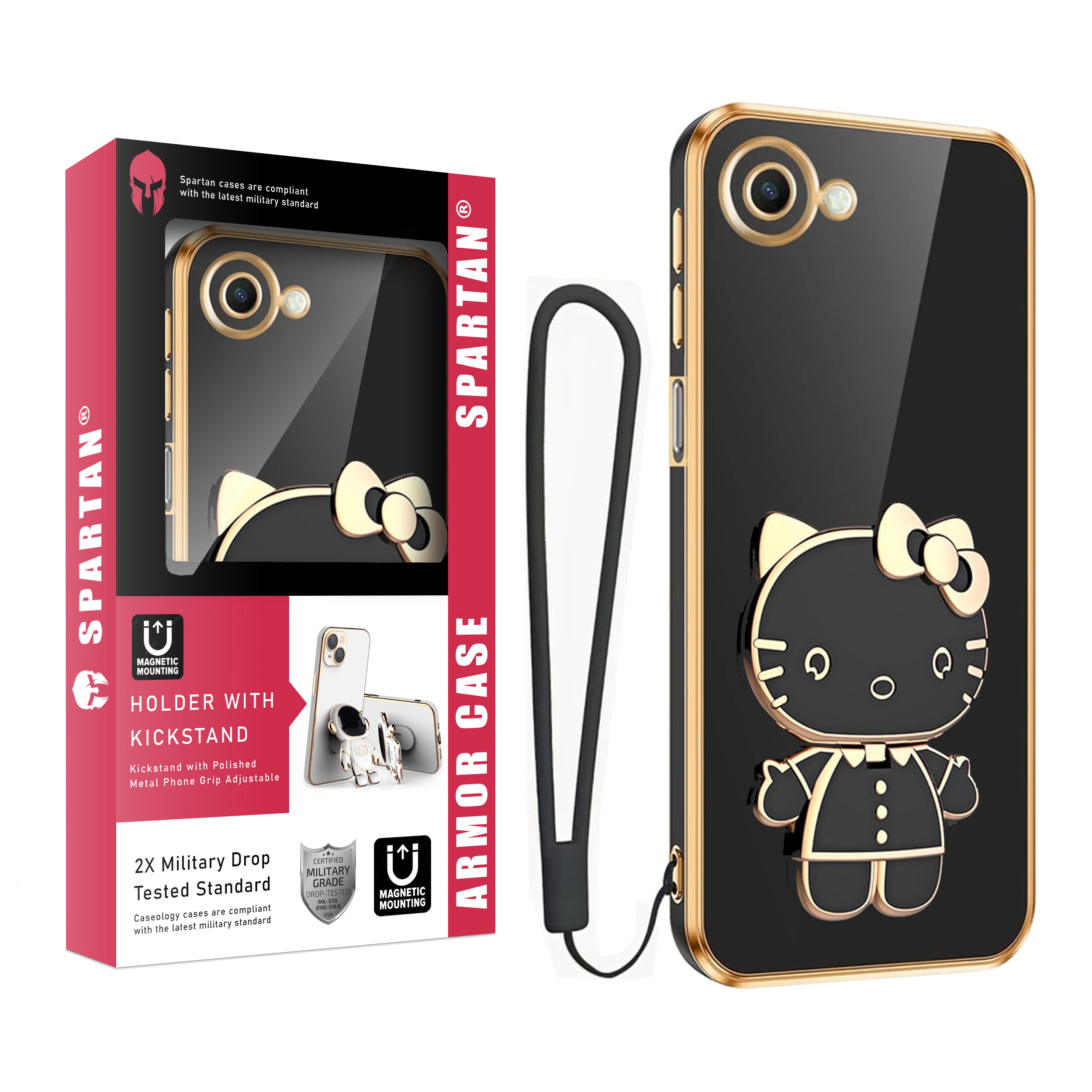 کاور اسپارتان مدل Kitty Strap مناسب برای گوشی موبایل شیائومی Realme C30s