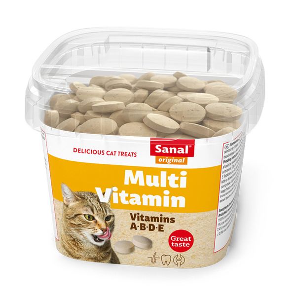 مولتی ویتامین گربه سانال مدل Multi Vitamin Cup وزن 100 گرم