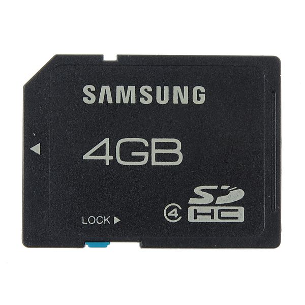 کارت حافظه SD  سامسونگ مدل MB-SS4GA کلاس 4 استاندارد SDHC سرعت 24MBps ظرفیت 4 گیگابایت