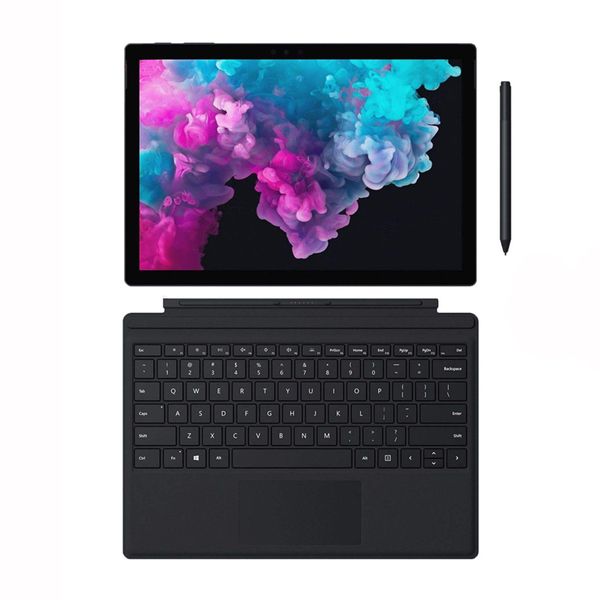 تبلت مایکروسافت مدل Surface Pro 6 - LQH به همراه کیبورد TYPE COVER و قلم