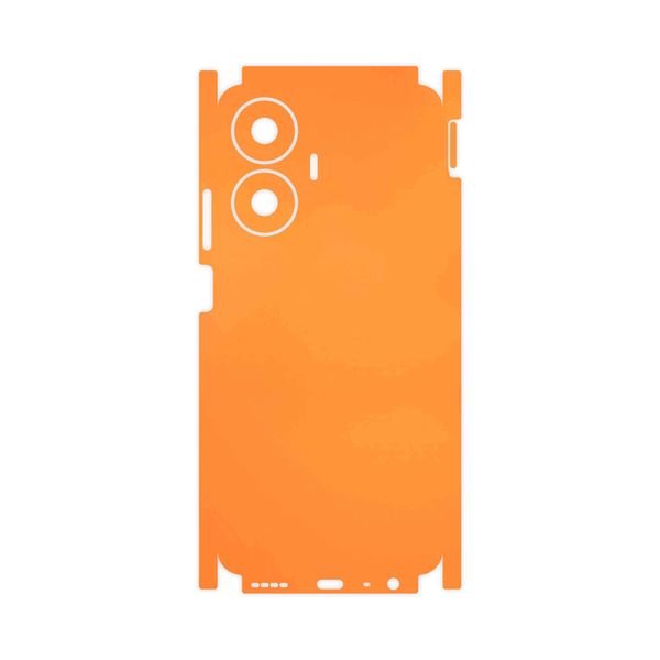 برچسب پوششی ماهوت مدل Matte-Orange-FullSkin مناسب برای گوشی موبایل ریلمی C55