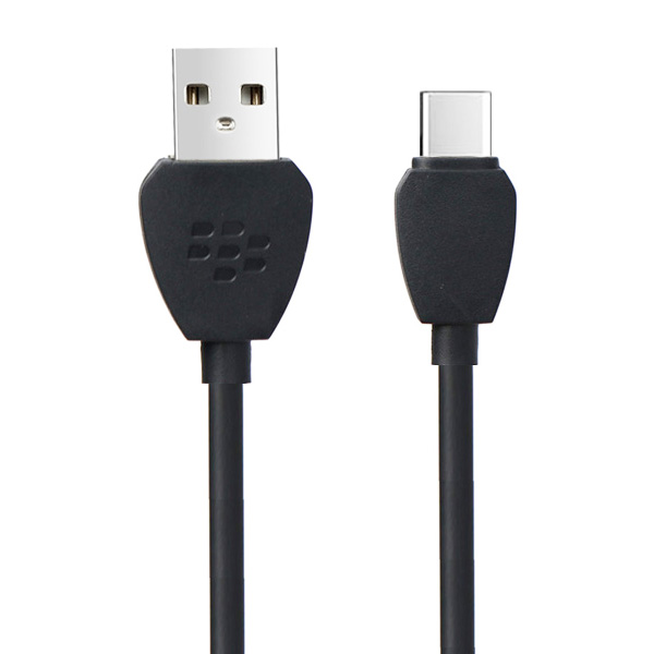 کابل تبدیل USB به USB-C بلک بری مدل Fast charge - PLU319 به طول 1 متر