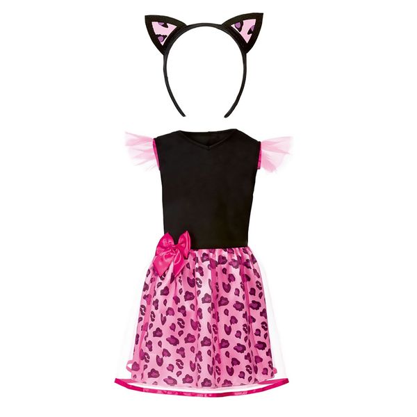 تن پوش هالووین مدل pink cat مجموعه 2 عددی