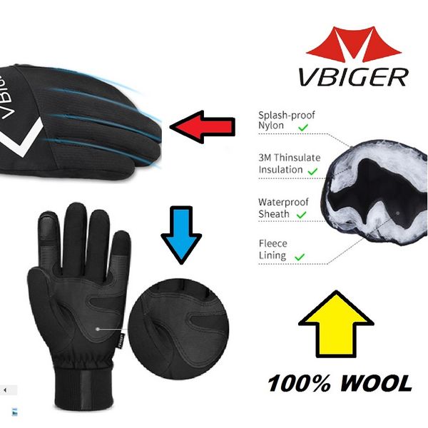 دستکش ورزشی مردانه مدل VB10