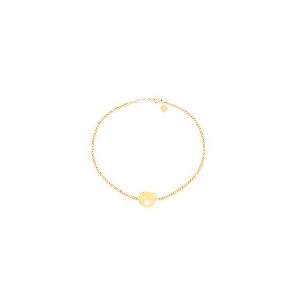 دستبند طلا 18 عیار دخترانه ماوی گالری مدل کوالا