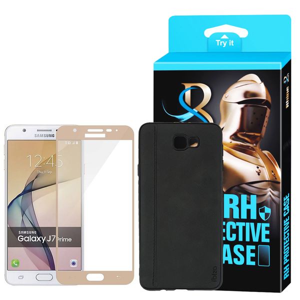 کاور راین مدل R_IBI9 مناسب برای گوشی موبایل سامسونگ Galaxy J7 Prime به همراه محافظ صفحه نمایش