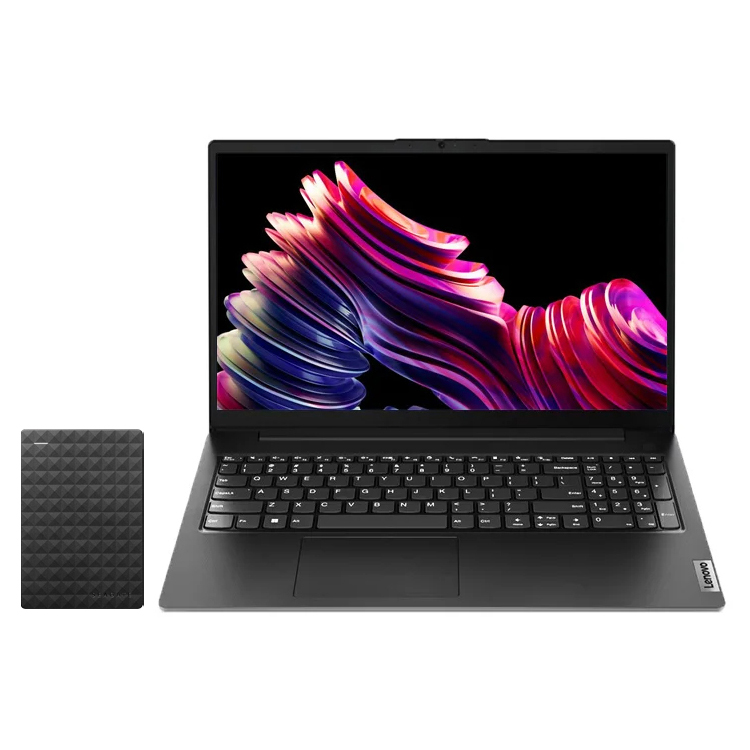 لپ تاپ 15.6 اینچی لنوو مدل V15 G4 AMN-A 8GB 2SSD Radeon به همراه هارد اکسترنال - کاستوم شده 