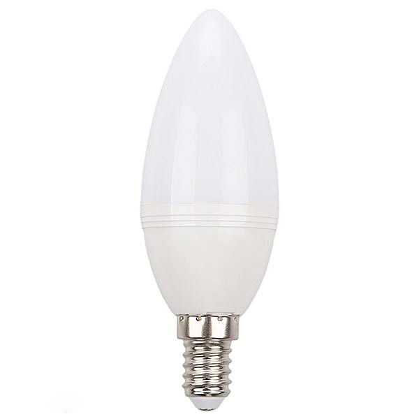 لامپ ال ای دی 6 وات لامپ نور مدل شمعی مات پایه E14
