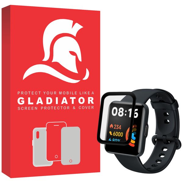 محافظ صفحه نمایش گلادیاتور مدل GWP1000 مناسب برای ساعت هوشمند شیائومی Redmi Watch 2 Lite