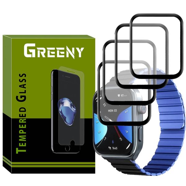 محافظ صفحه نمایش گرینی مدل GR-PM مناسب برای ساعت هوشمند کیسلکت Kieslect KS2 بسته چهار عددی