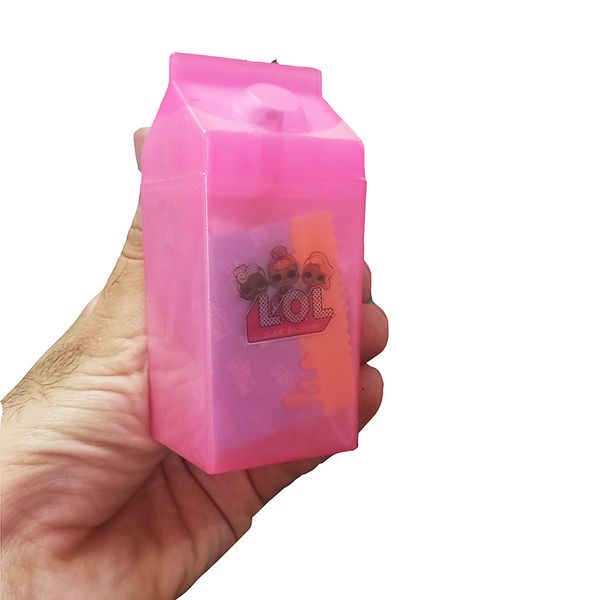 اسباب بازی شانسی ال او ال سوپرایز مدل اسلایمی طرح شیر پاکتی
