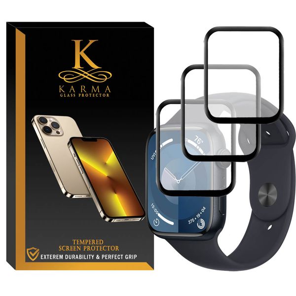 محافظ صفحه نمایش کارما مدل KA-PM مناسب برای اپل واچ series 9 45mm بسته سه عددی