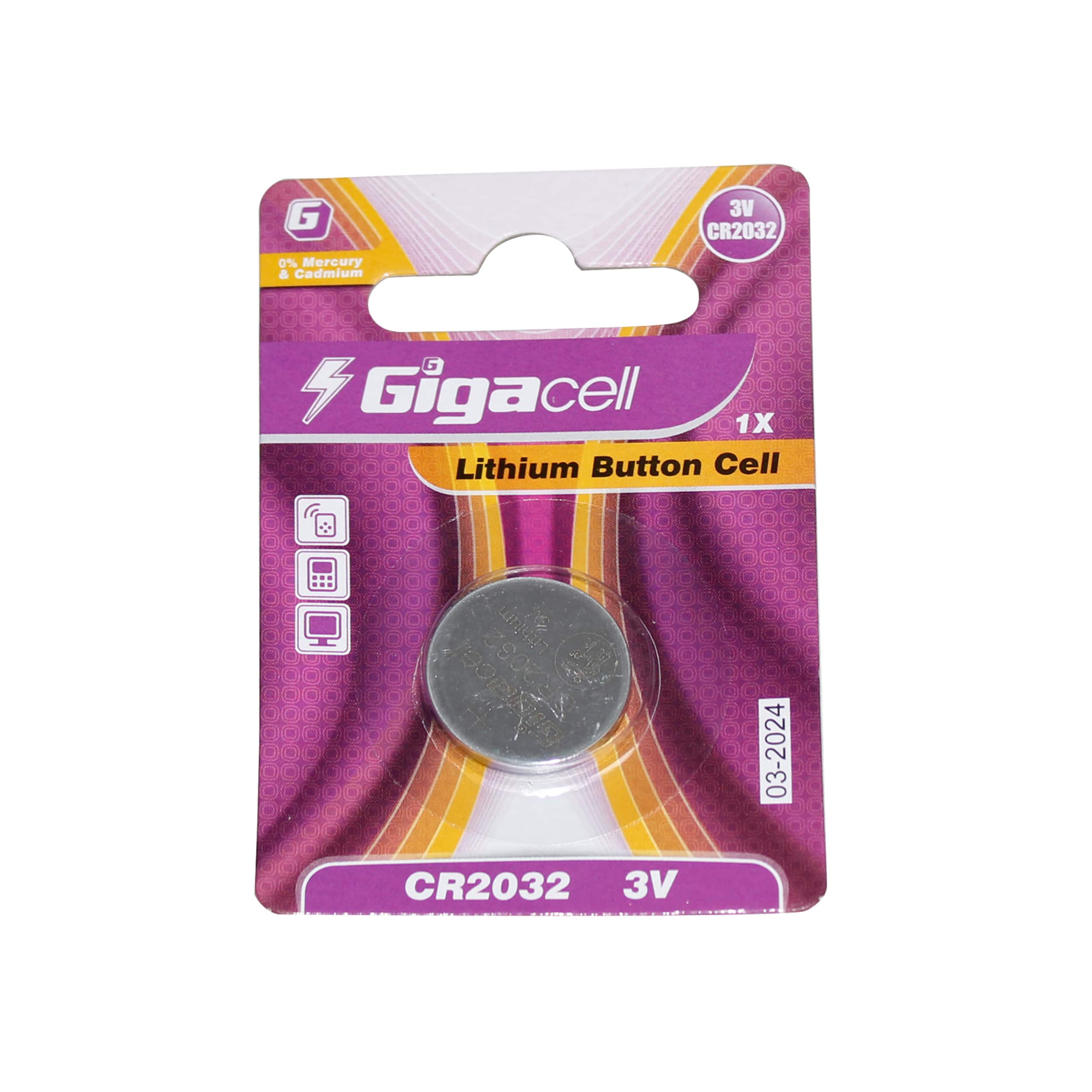 باتری سکه ای گیگاسل مدل لیتیوم 2032 کد 48769