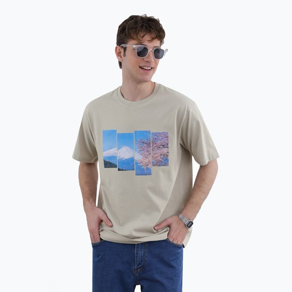 تی شرت آستین کوتاه مردانه پاتن جامه مدل  نخی 331621030002999 