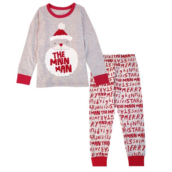 ست تی شرت و شلوار بچگانه مادرکر مدل سانتا 2020
