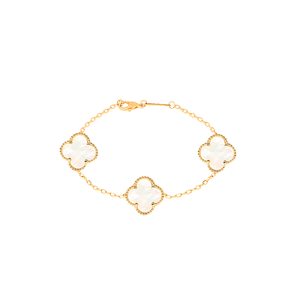 دستبند طلا 18 عیار زنانه ماوی گالری مدل ونکلیف 3
