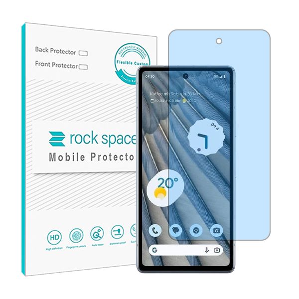محافظ صفحه نمایش ضد اشعه آبی راک اسپیس مدل anti-blue مناسب برای گوشی موبایل گوگل پیکسل 7a