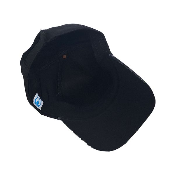 کلاه کپ بچگانه مدل HELLO BOOM کد 1306 رنگ آبی