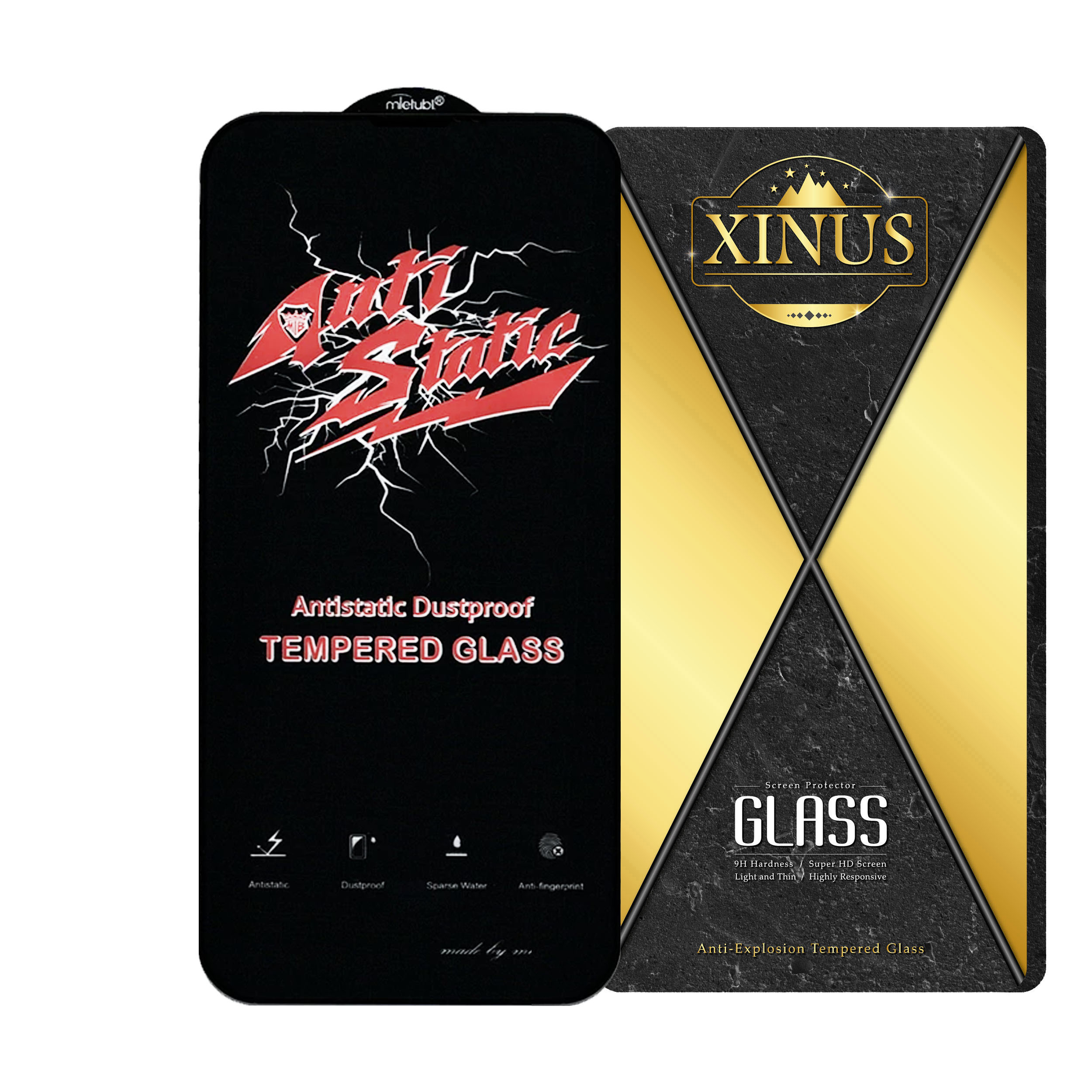 محافظ صفحه نمایش آنتی استاتیک ژینوس مدل ANTIDUSTX مناسب برای گوشی موبایل اپل iPhone 13 Pro