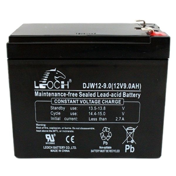 باتری یو پی اس 12 ولت 9 آمپر ساعت لئوچ مدل DJW12-9.0