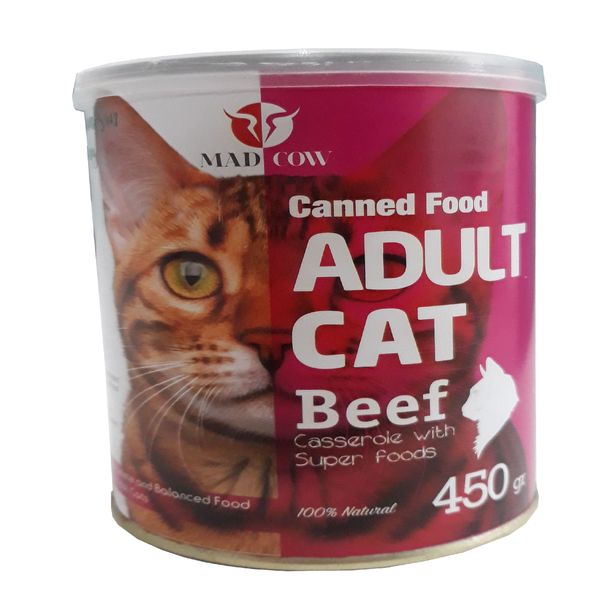 کنسرو غذای گربه مدکاو کد 3103 وزن450گرم