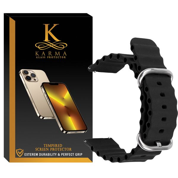 بند کارما مدل Ocean-KA22 مناسب برای ساعت هوشمند آنر  Magic watch 2 46mm