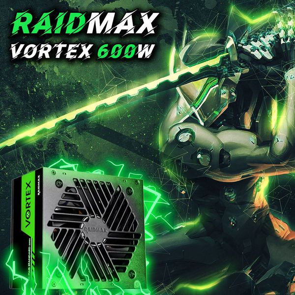 منبع تغذیه کامپیوتر ریدمکس مدل RX 600 W XT GAMING Vortex