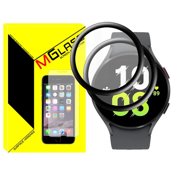 محافظ صفحه نمایش نانو ام‌گلس مدل NMG مناسب برای ساعت هوشمند سامسونگ Galaxy Watch 5 44mm بسته دو عددی