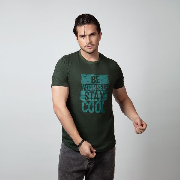 تی شرت لانگ مردانه باینت مدل 762-3 رنگ سبز