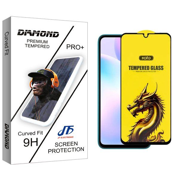 محافظ صفحه نمایش جی اف مدل Diamond Y-Horo مناسب برای گوشی موبایل شیائومی redmi 9a