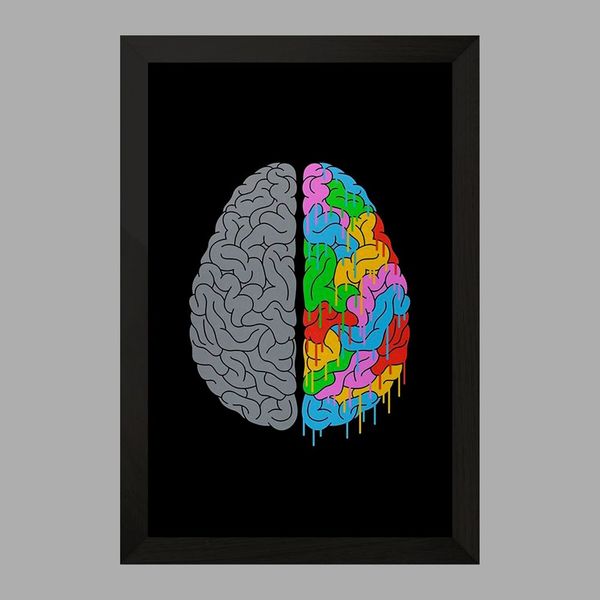 تابلو خندالو مدل مغز Brain کد 31068
