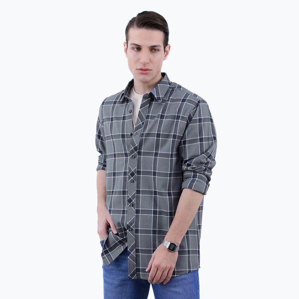 پیراهن آستین بلند مردانه پاتن جامه مدل رگولار 102721020321440 