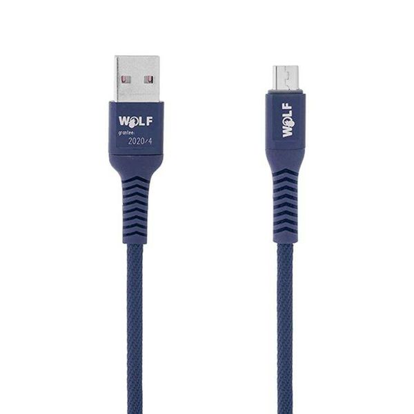 کابل تبدیل USB به microUSB ولف مدل Ds2.4 طول 1 متر