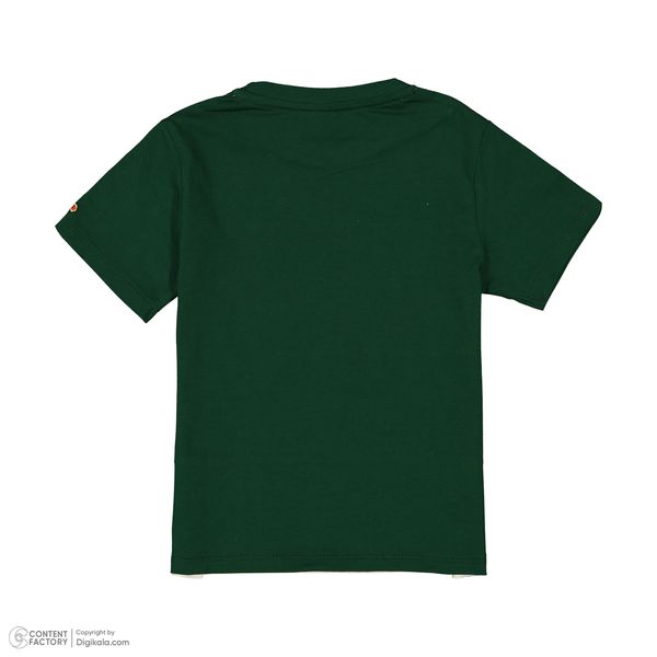 ست تی شرت و شلوارک پسرانه مادر مدل رایان 29 رنگ سبز
