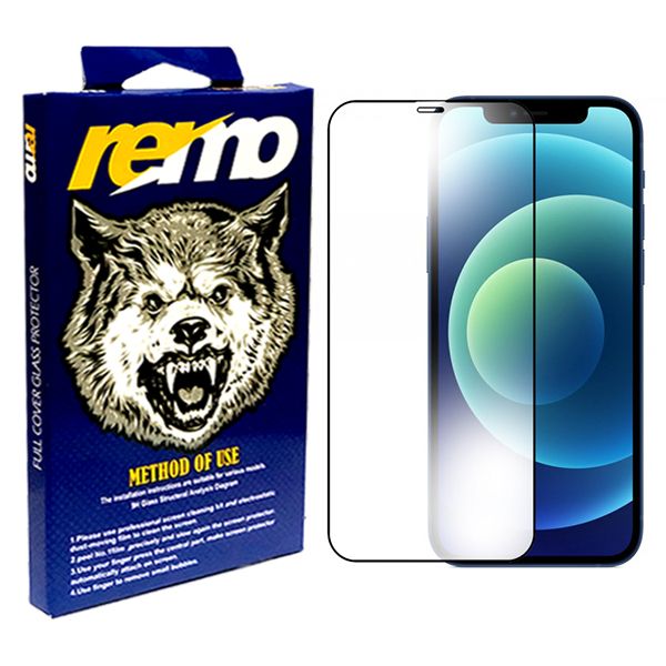 محافظ صفحه نمایش رمو مدل full مناسب برای گوشی موبایل اپل Iphone 12 