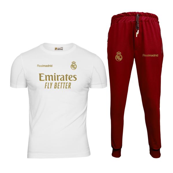 ست تی شرت و شلوار ورزشی مردانه پاتیلوک مدل رئال مادرید کد 400181