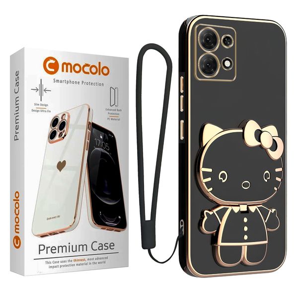 کاور موکولو مدل Kitty Strap مناسب برای گوشی موبایل شیائومی Redmi Note 13 Pro 4G / Poco M6 Pro به همراه بند