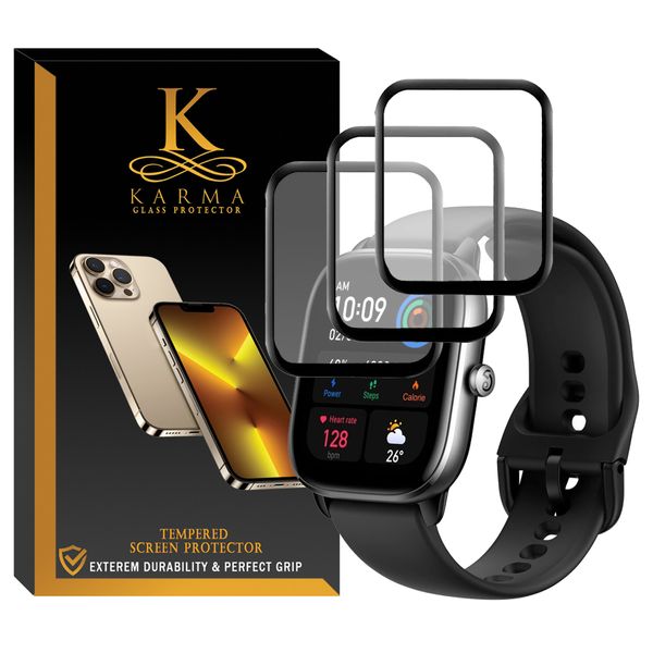 محافظ صفحه نمایش کارما مدل KA-PM مناسب برای ساعت هوشمند امیزفیت GTS 4 بسته سه عددی