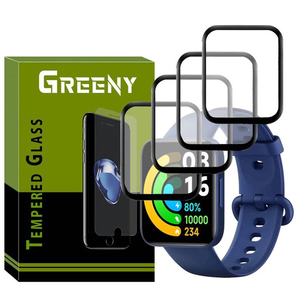 محافظ صفحه نمایش گرینی مدل GR-PM مناسب برای ساعت هوشمند شیائومی Redmi Watch 2 بسته چهار عددی